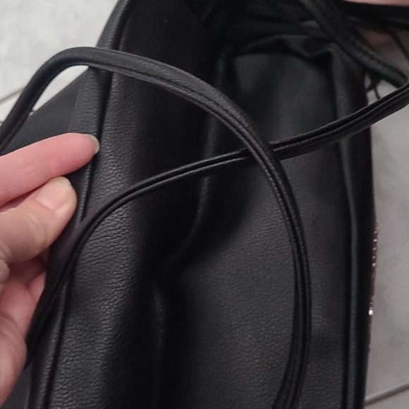 Victoria's Secret Drawstring Faux Leather Backpack - Picture 12 of 15